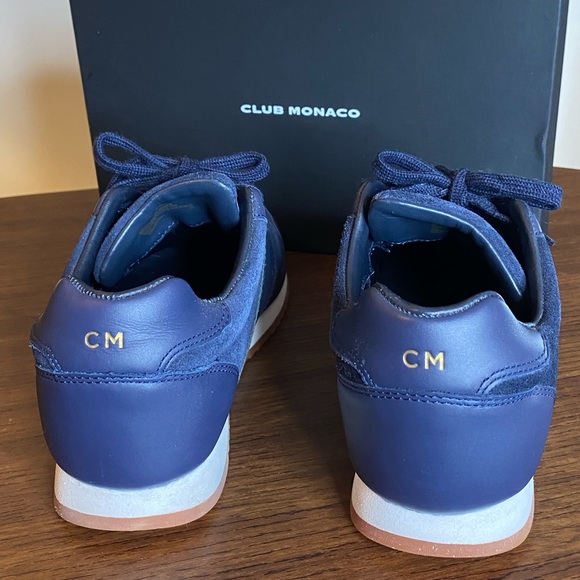 Club Monaco Zoe Running Shoes in Navy Blue women’s size 8 - Picture 4 of 7